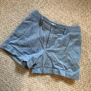 LAST CHANCE!! Retro High Waisted Blue Shorts Gap